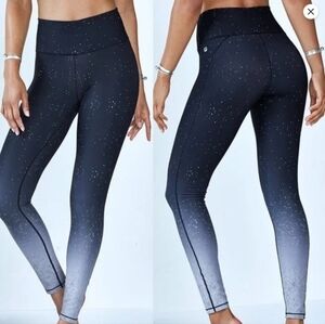 Fabletics Ombre Reflective Star Full Length Leggings Size Large